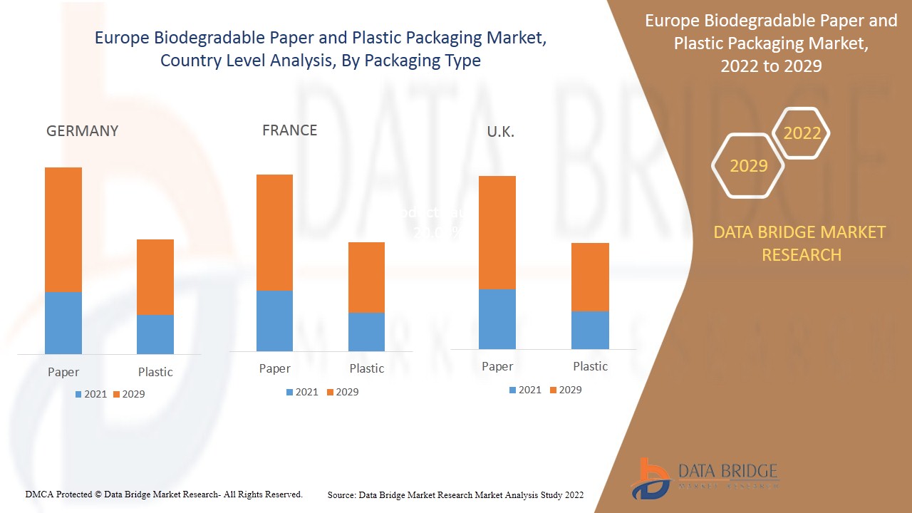 Mercado europeo de envases de papel y plástico biodegradables