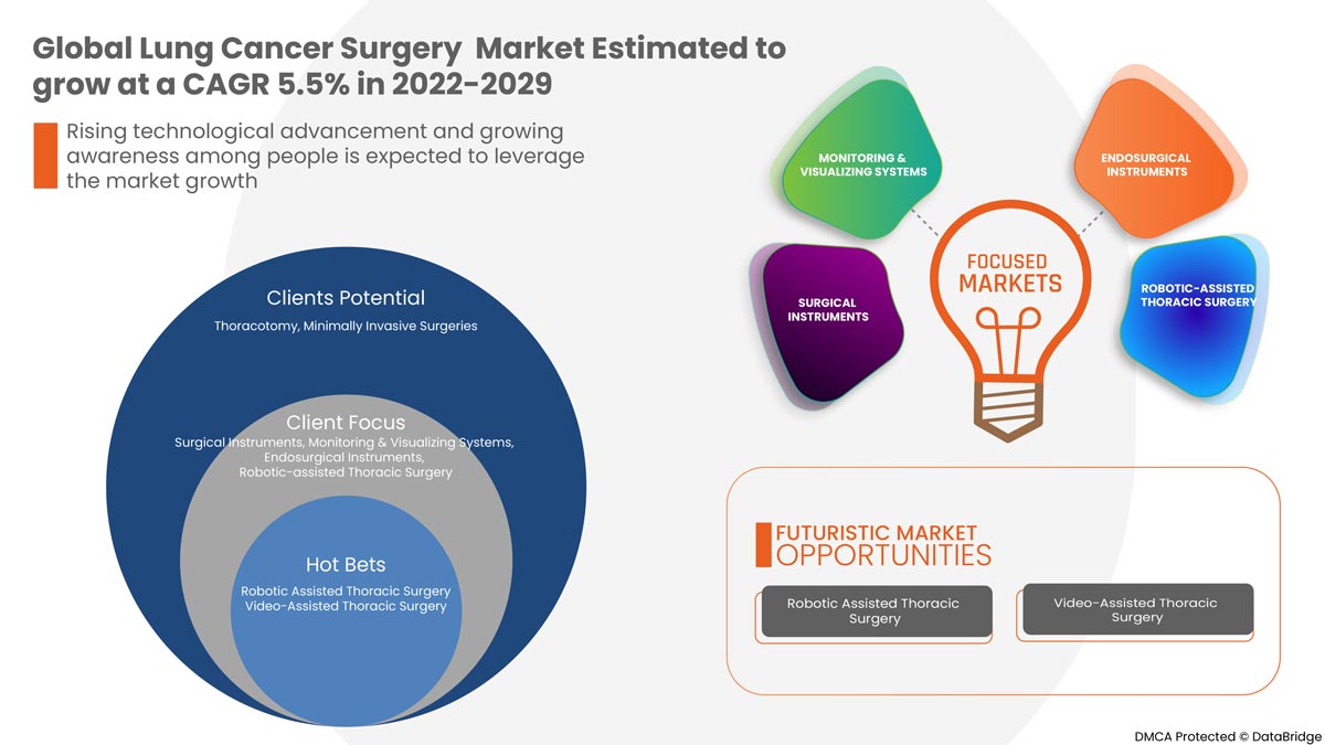 Mercado de cirurgia de cancro do pulmão