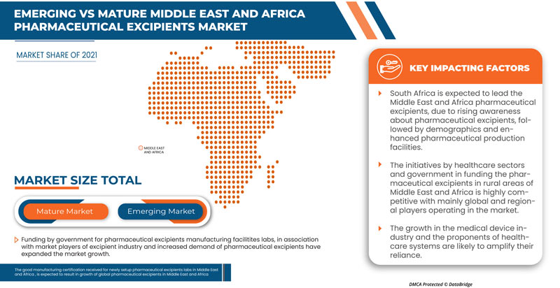 Middle East and Africa Pharmaceutical Excipients Market