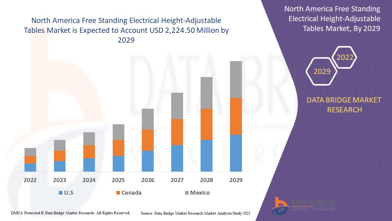 North America Free Standing Electrical Height-Adjustable Tables Market