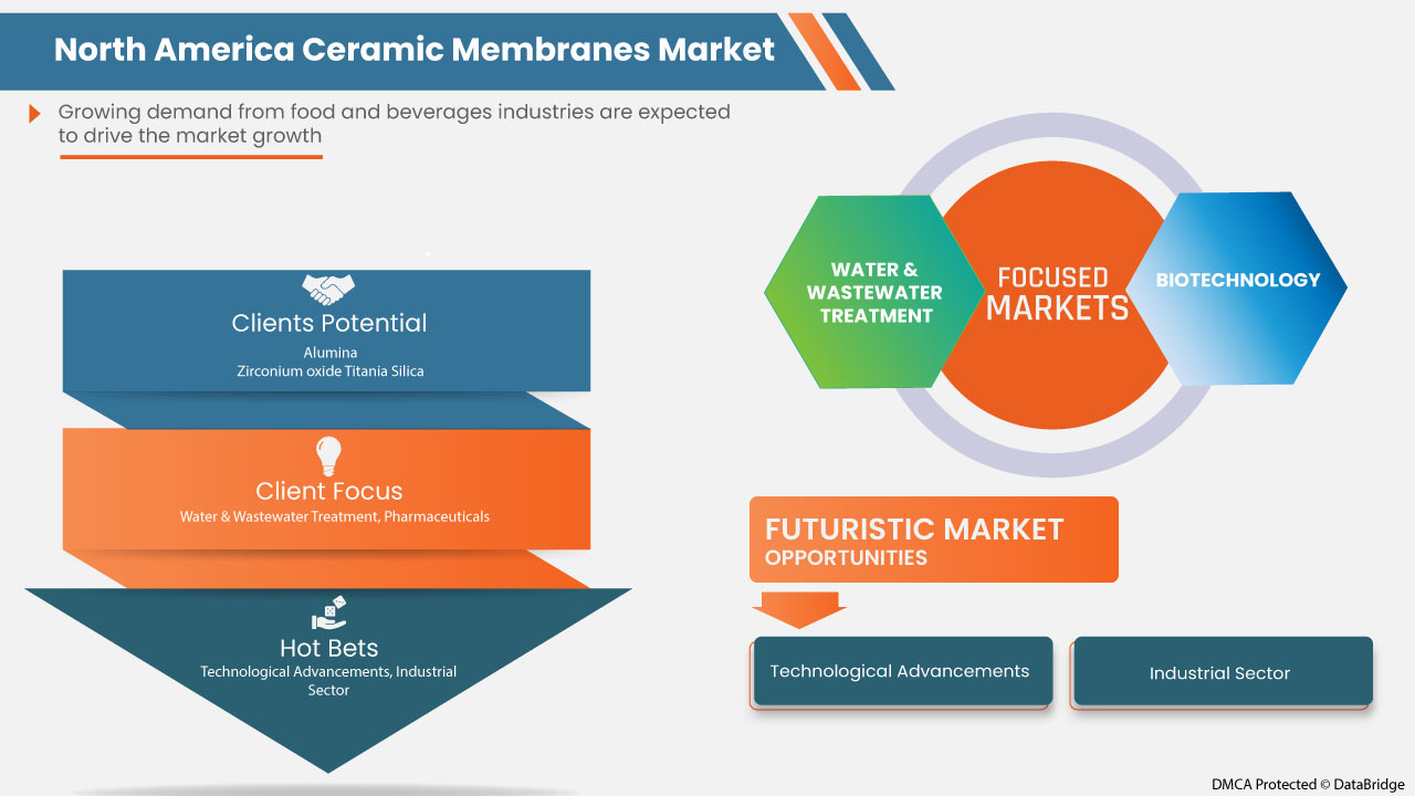 Marché des membranes céramiques en Amérique du Nord