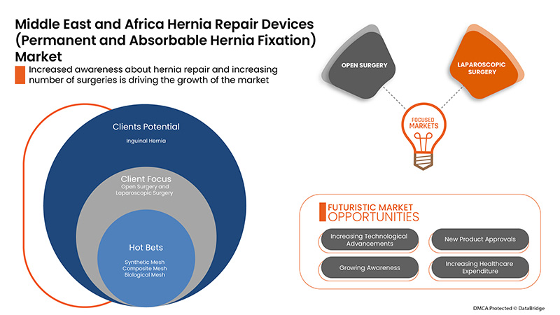 Markt für Hernienreparaturgeräte (permanente und resorbierbare Hernienfixierung)