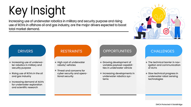 Mercado de Robótica Submarina,