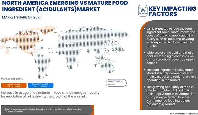 North America Food Ingredients (Acidulants) Market 
