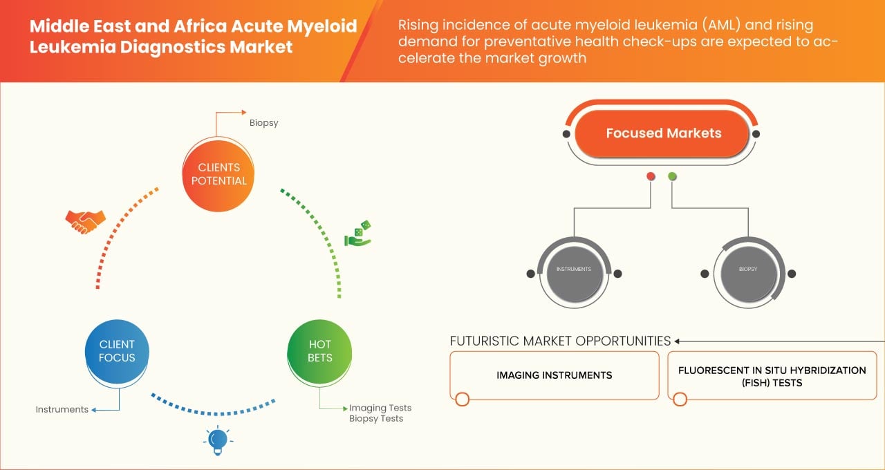 Mercado de diagnósticos de leucemia mieloide aguda no Médio Oriente e em África