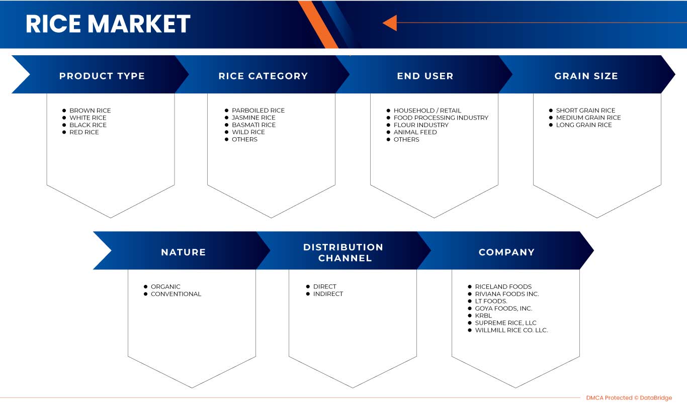 Marché du riz en Amérique du Nord