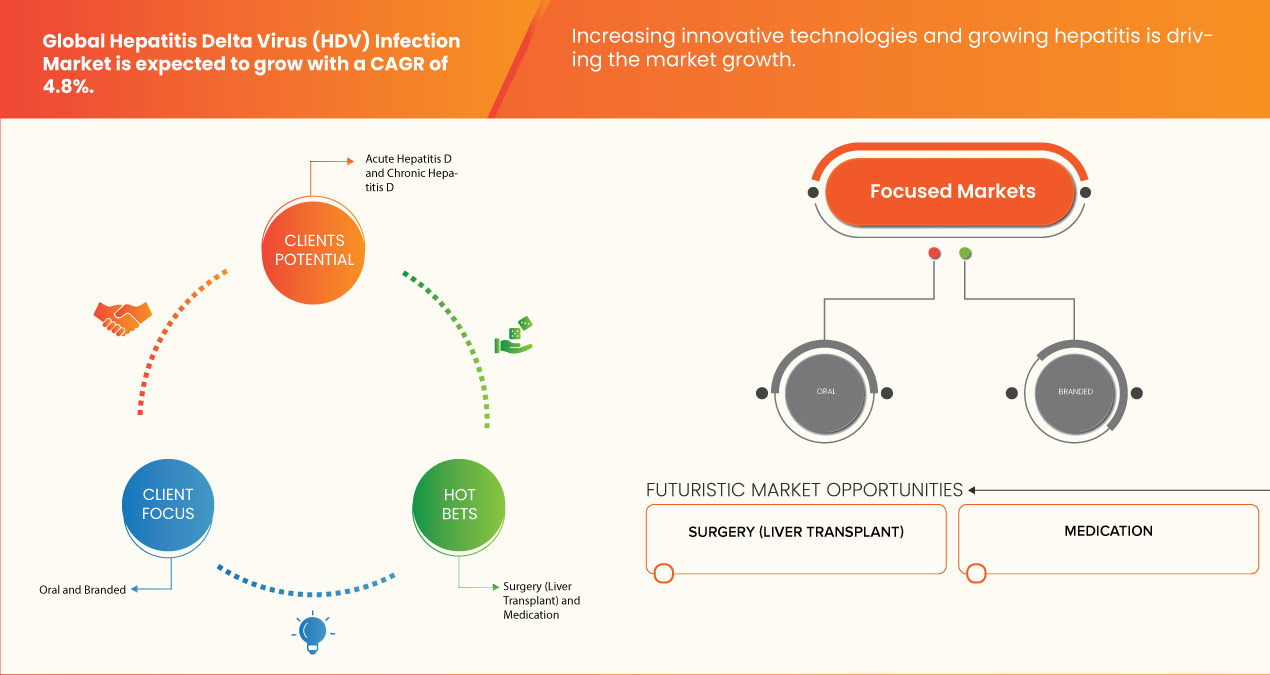 델타형 간염 바이러스(HDV) 감염 시장