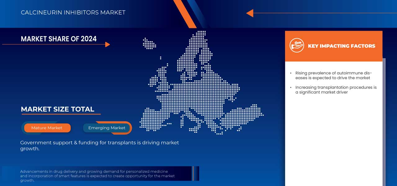 Marché européen des inhibiteurs de la calcineurine
